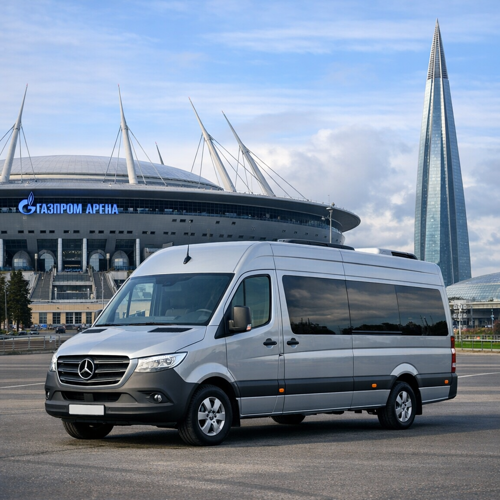 Аренда микроавтобуса для спортивных команд в Санкт-Петербурге