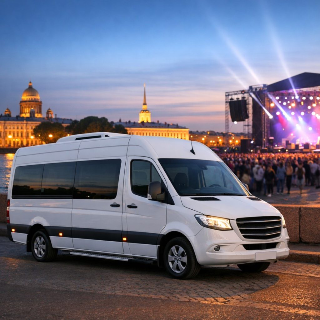 Групповой трансфер на концерт в Санкт-Петербурге